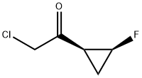 2-氯-1-((1S,2S)-2-氟环丙基)乙酮 结构式