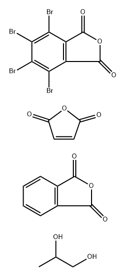 1,3-异苯并呋喃二酮和1,2-丙二醇的聚合物 结构式