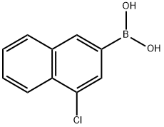 B-(4-氯-2-萘基)硼酸 结构式