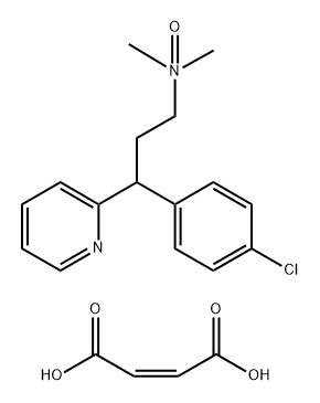 CHLORPHENAMINE N-OXIDE MALEATE 结构式