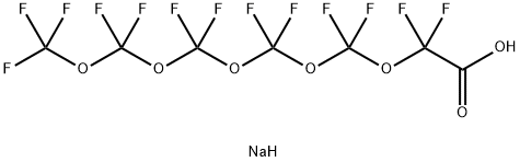 SODIUM TRIDECAFLUORO-2,4,6,8,10-PENTAOXADODECAN-12-OATE 结构式