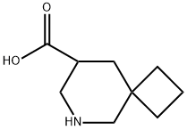 6-Aza-spiro[3.5]nonane-8-carboxylic acid 结构式