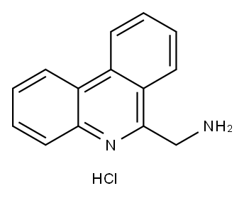 菲啶-6-基甲胺二盐酸盐 结构式