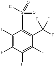 2,3,4,5-四氟-6-(三氟甲基)苯磺酰氯 结构式