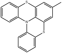 7-甲基苯并[5,6][1,4]噻嗪并[2,3,4-KL]吩噻嗪 结构式