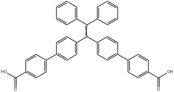 4',4'''-(2,2-二苯基乙烯-1,1-二基)双([1,1'-联苯]-4-羧酸) 结构式