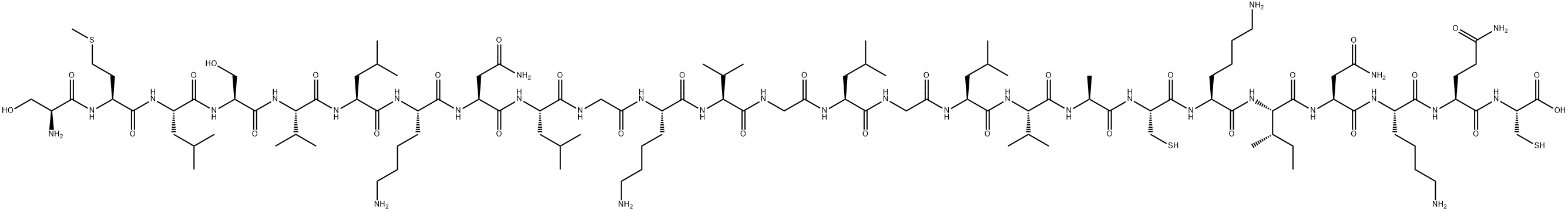 Ranatuerin-1C 结构式