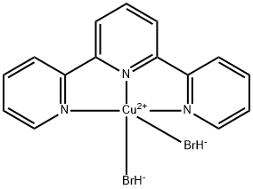 Dibromo(2,2':6',2''-terpyridyl)copper 结构式