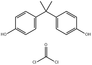 碳酸二酰氯与4,4'-(1-甲基亚乙基)双(苯酚)的聚合物 结构式