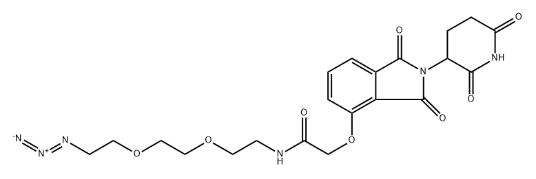 沙利度胺-O-酰胺-二聚乙二醇-叠氮 结构式