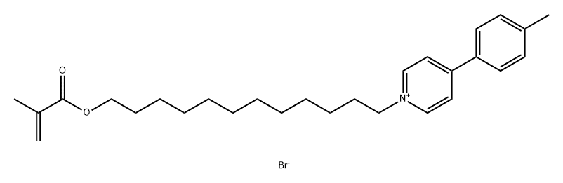 1-[12-[(2-methyl-1-oxo-2-propen-1-yl)oxy]dodecyl]-4-(4-methylphenyl)- 结构式
