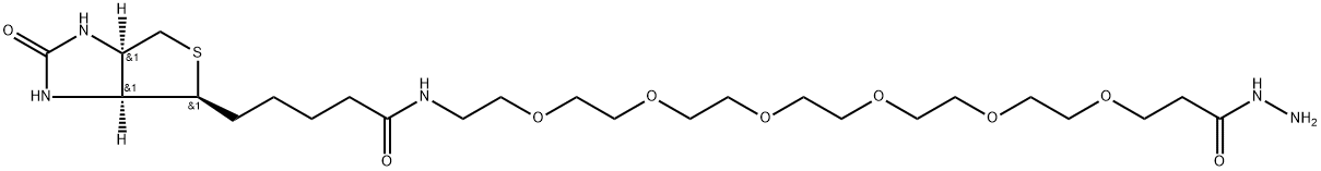 生物素-六聚乙二醇-酰肼 结构式