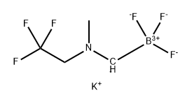 potassium
trifluoro({[methyl(2,2,2-trifluoroethyl)amino]methy
l})boranuide 结构式