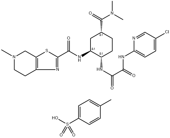 依度沙班杂质20对甲苯磺酸吡啶盐 结构式