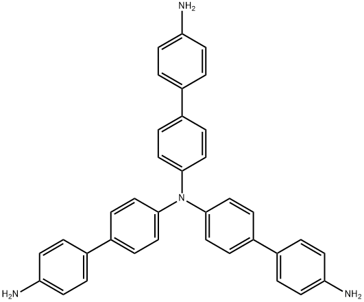 N4,N4-双(4'-氨基-[1,1'-联苯]-4-基)-[1,1'-联苯]-4,4'-二胺 结构式