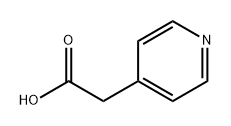 4-Pyridineacetic acid, radical ion(1+) (9CI) 结构式