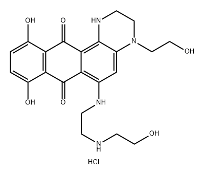 米托蒽醌EP杂质D 盐酸盐 结构式