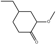 4-ethyl-2-methoxycyclohexan-1-one 结构式
