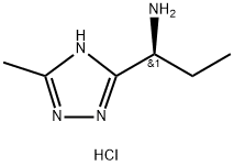 (1S)-1-(5-methyl-1H-1,2,4-triazol-3-yl)propan-1-ami
ne dihydrochloride 结构式