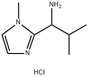 2-methyl-1-(1-methyl-1H-imidazol-2-yl)propan-1-a
mine dihydrochloride 结构式