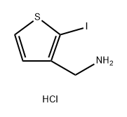 1-(2-iodothiophen-3-yl)methanamine
hydrochloride 结构式