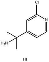 2-(2-氯吡啶-4-基)丙-2-胺(二氢碘化物) 结构式