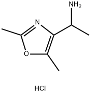 1-(2,5-dimethyl-1,3-oxazol-4-yl)ethan-1-amine
hydrochloride 结构式