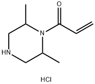 1-(2,6-dimethylpiperazin-1-yl)prop-2-en-1-one
hydrochloride 结构式
