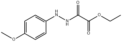 Ethanedioic acid, monoethyl ester, 2-(4-methoxyphenyl)hydrazide 结构式