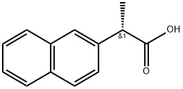 (S)-2-(萘-2-基)丙酸 结构式