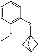 bicyclo[1.1.1]pentan-1-yl(2-methoxyphenyl)sulfane 结构式