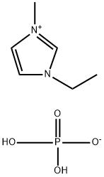 1- 乙基-3- 甲基味唑磷酸二氢盐 结构式