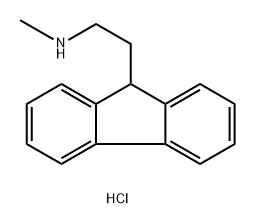 2-(9H-fluoren-9-yl)ethyl](methyl)amine hydrochloride 结构式