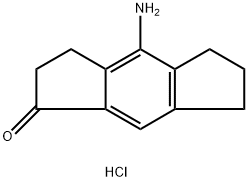 4-amino-1,2,3,5,6,7-hexahydro-s-indacen-1-one hydrochloride 结构式