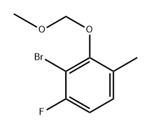 2-Bromo-1-fluoro-3-(methoxymethoxy)-4-methylbenzene 结构式