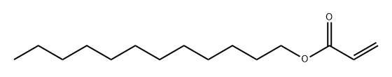 2-丙烯酸十二酯的均聚物 结构式