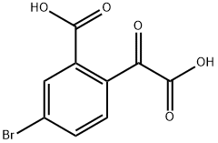 5-溴-2-(羧基羰基)苯甲酸 结构式