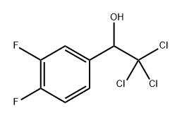2,2,2-Trichloro-1-(3,4-difluorophenyl)ethanol 结构式