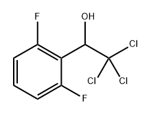 2,2,2-Trichloro-1-(2,6-difluorophenyl)ethanol 结构式