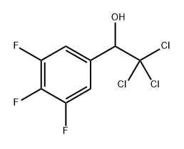 2,2,2-Trichloro-1-(3,4,5-trifluorophenyl)ethanol 结构式