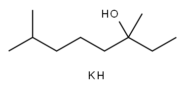 3,7-二甲基-3-辛醇钾 结构式