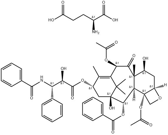 聚谷氨酸紫杉醇 结构式