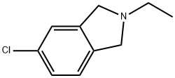 5-chloro-2-ethylisoindoline 结构式
