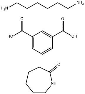 己内酰胺与1,6-己二胺和间苯二甲酸的聚合物 结构式