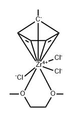 η(5)-MeC5H4ZrCl3(DME) 结构式