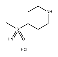 imino(methyl)(piperidin-4-yl)-lambda6-sulfanone hydrochloride 结构式