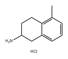 5-methyl-1,2,3,4-tetrahydronaphthalen-2-amine
hydrochloride 结构式