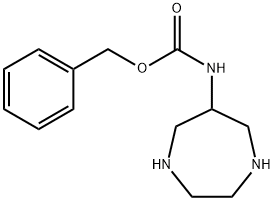 benzyl N-(1,4-diazepan-6-yl)carbamate 结构式