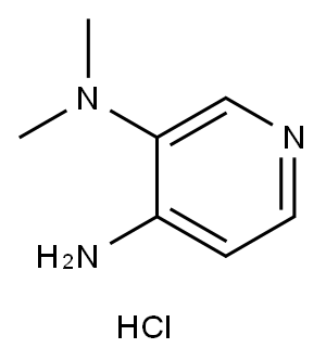 N3 N3-二甲基吡啶-3,4-二胺(二盐酸盐) 结构式