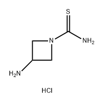 3-aminoazetidine-1-carbothioamide hydrochloride 结构式